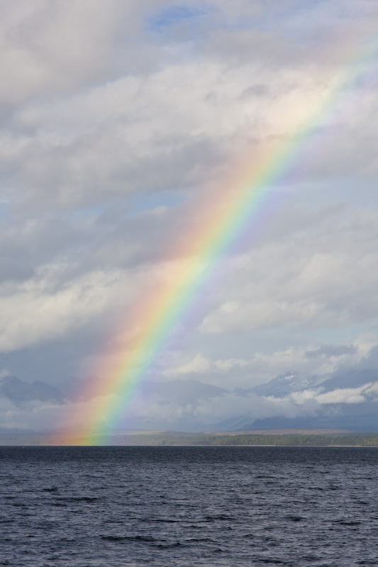Rainbow Over Lake Te Anau